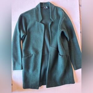 Express Forest Green Teddy Jacket